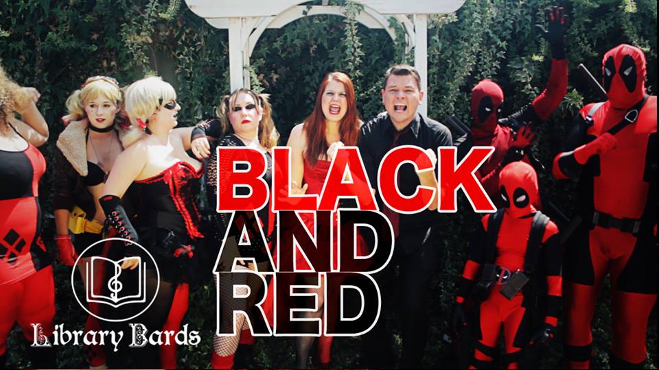 Deadpools and Harleys Abound in ‘Black and Red’ by The Library Bards