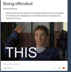 Being Offended