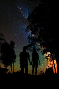 couple under stars